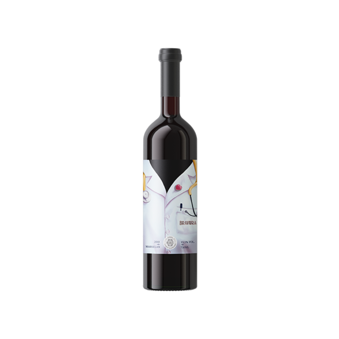 Vinho Tinto Bravura Gran Reserva - Marselan 2019 - 750ml